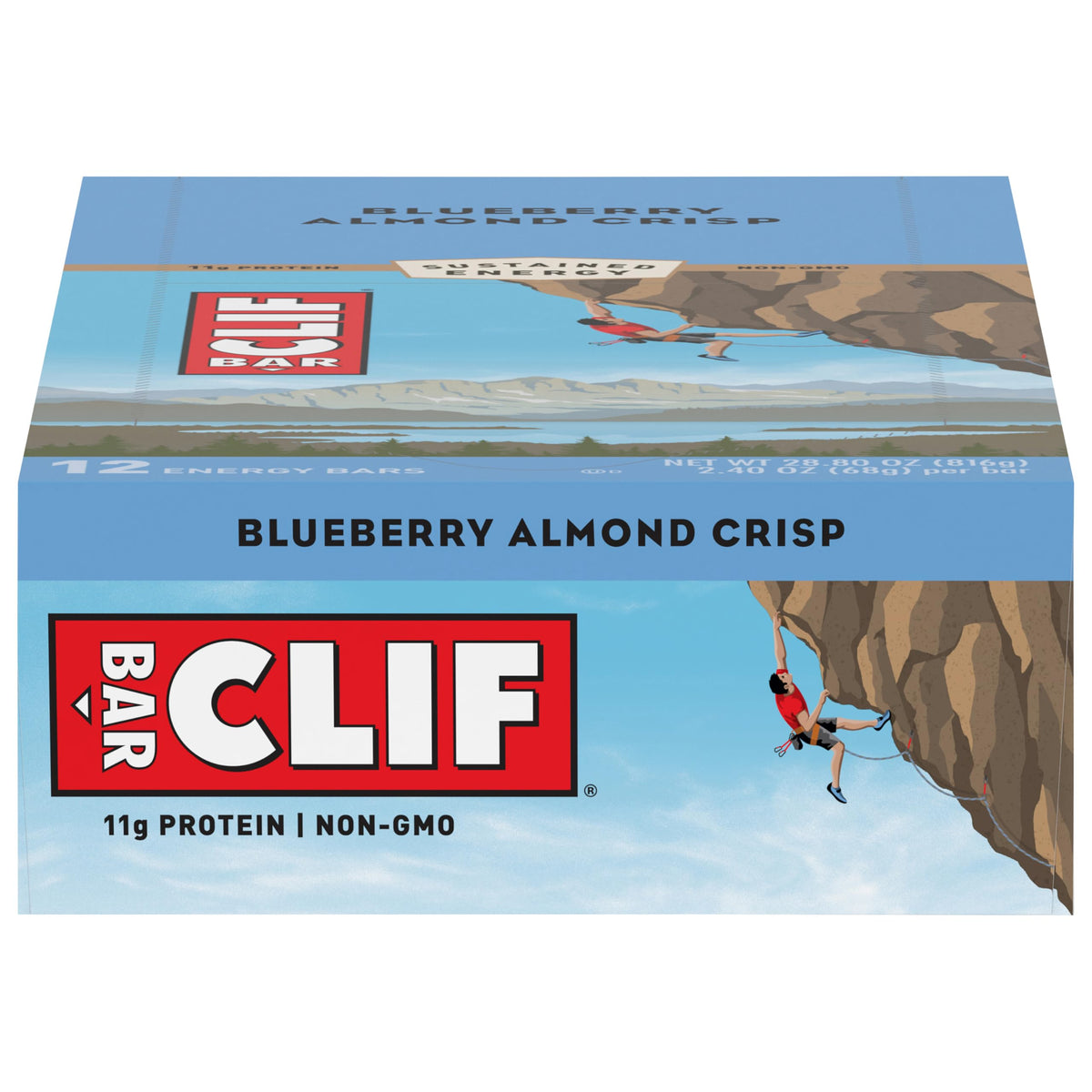 CLIF Bar Energy Bar Blueberry Crisp - 12 Count