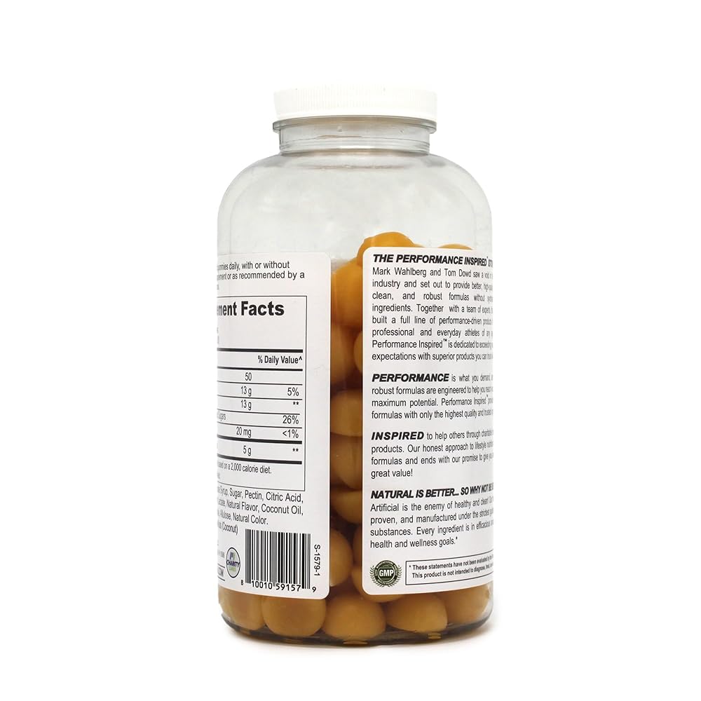 PERFORMANCE INSPIRED Creatine Gummies Lemon 5G - 150 Count - image 3