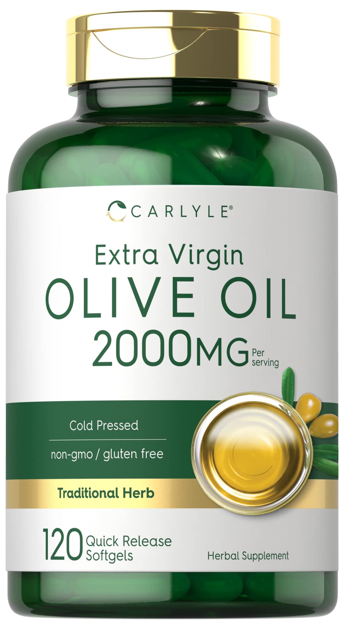 Carlyle Olive Oil Extra Virgin 2000mg - 120 Softgels