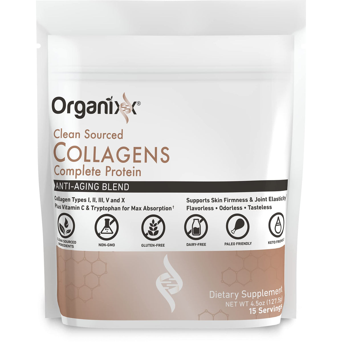 Organixx Clean Sourced Collagen Powder Parent