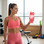 Fox Run Blending Bottle Pink Shaker - 20oz - image 2