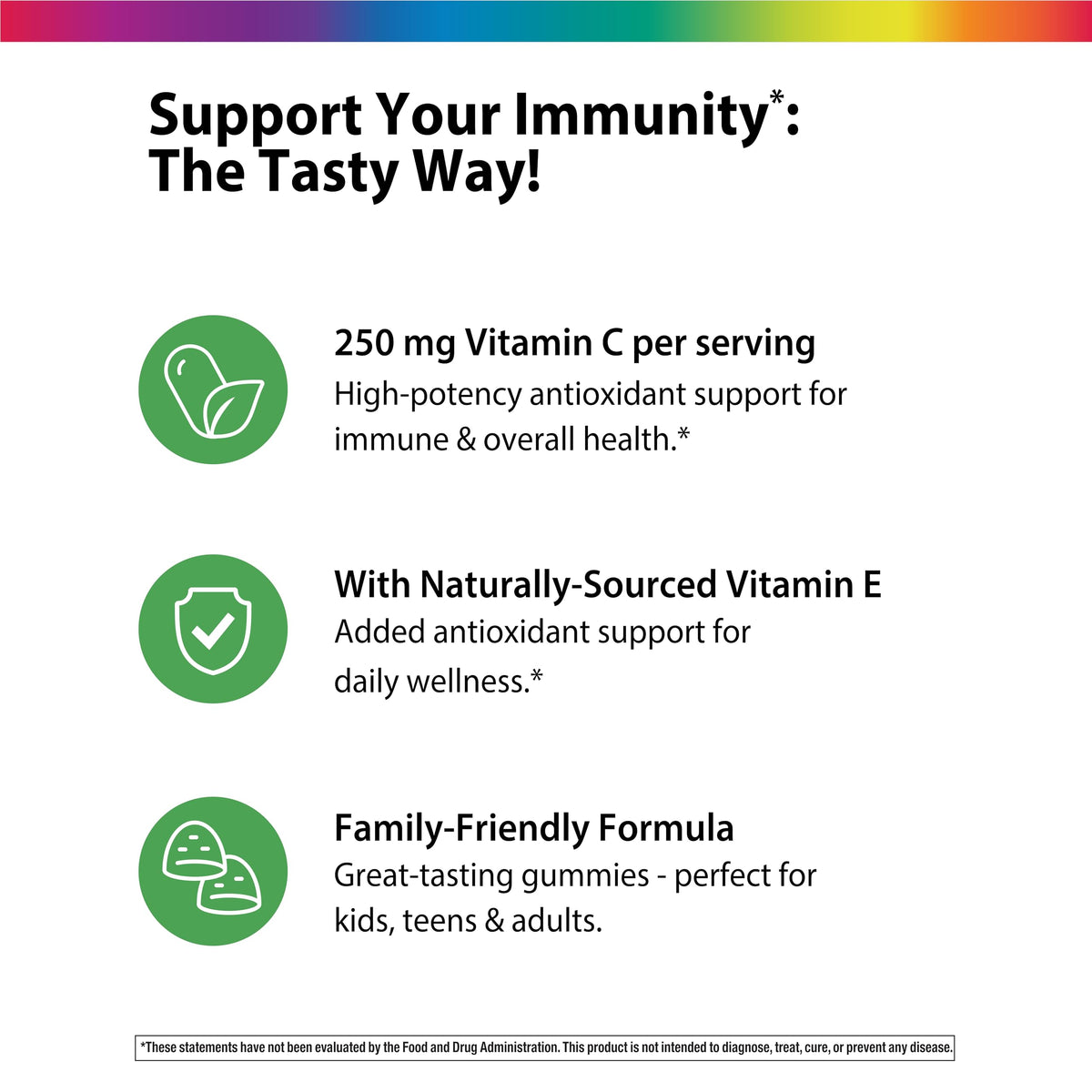 Rainbow Light Vitamin C Gummies Citrus Flavored - 60 Count - image 4