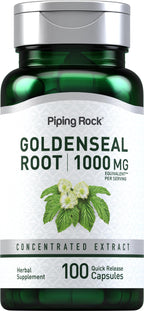 Piping Rock Goldenseal Root Capsules - 100 Count