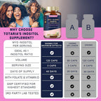 Totaria Inositol Supplement with Vitamin D3