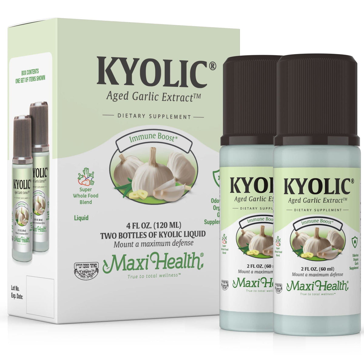 Maxi Health Kyolic Aged Garlic Extract Liquid - 4 Fl Oz - image 2