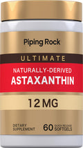Piping Rock Astaxanthin 12mg - 60 Softgels