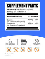 BulkSupplements Dicalcium Phosphate Powder - 100g - image 2