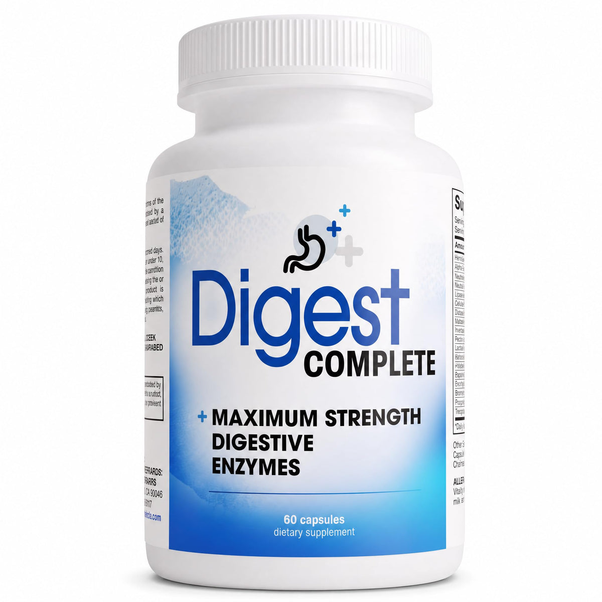 Instant Brands Digest Complete 2-in-1 Probiotic Digestive Enzymes - 60 Capsules