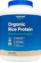 Nutricost Organic Rice Protein Powder - 5 LB