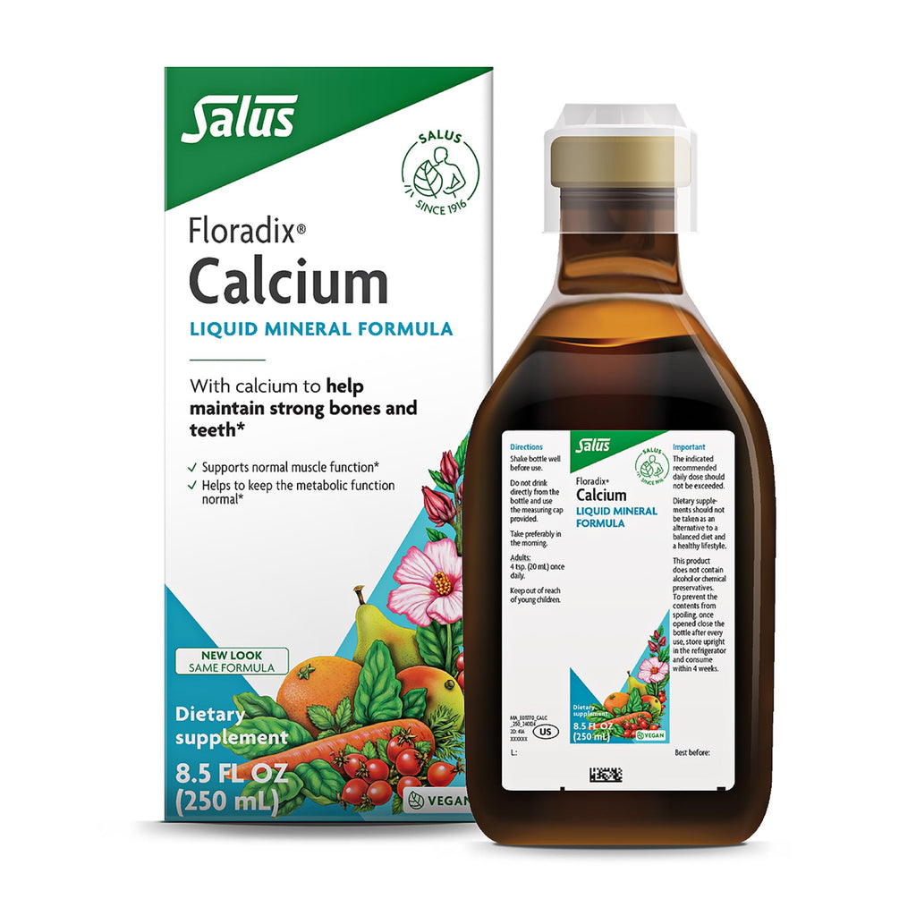 Floradix Calcium Liquid Supplement Vegan - 8.5 fl oz