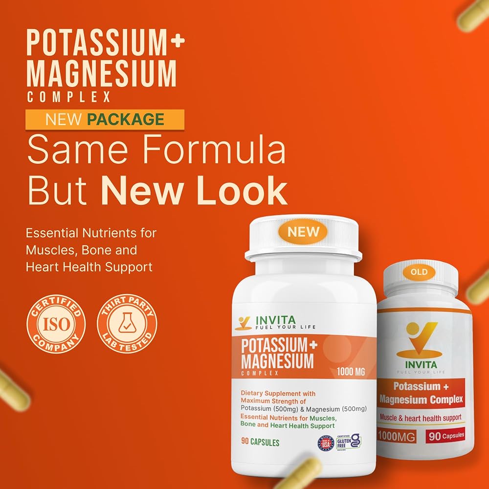 INVITA Potassium Magnesium Complex 1000 mg