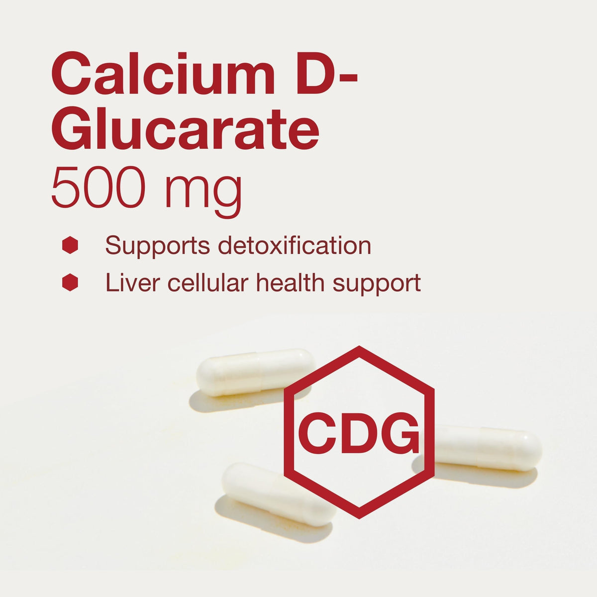 Protocol for Life Balance Calcium D-Glucarate 500mg - 90 Vegetarian Capsules - image 4