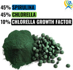 On Target Living Spirulina Chlorella + CGF Tablets - 2000 Count - image 3