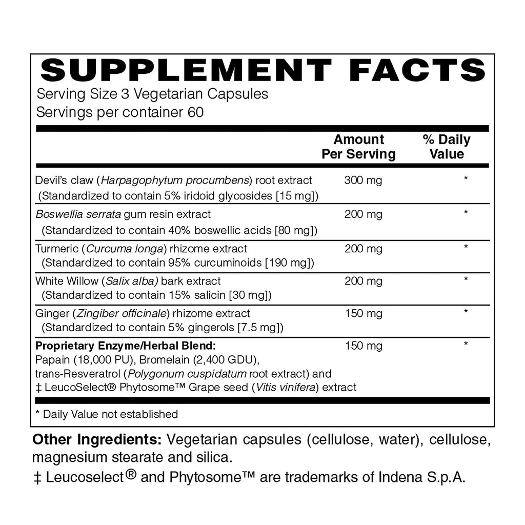 Holly Hill Health Foods Inflammove Joint & Mobility Support - 180 Capsules - image 2