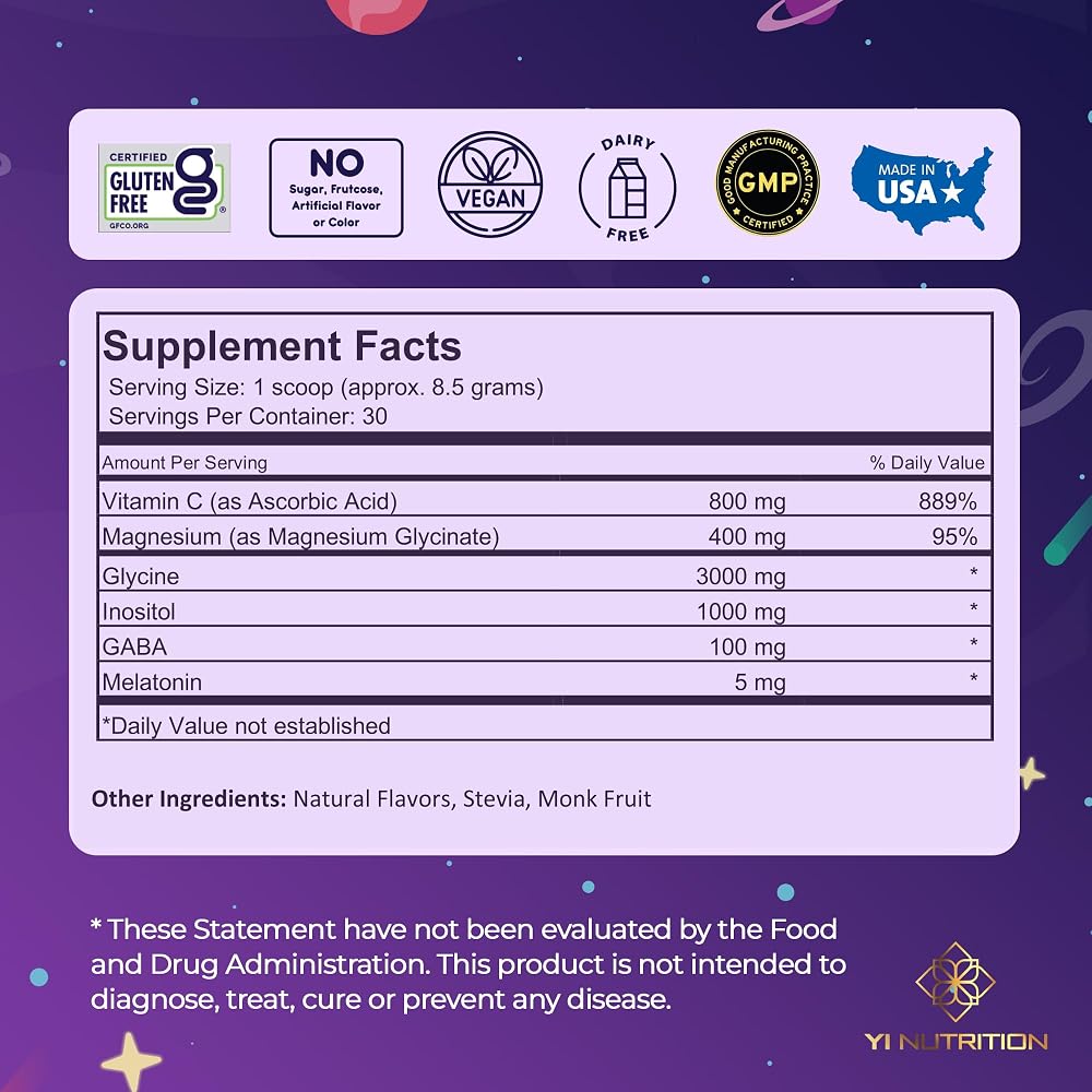 Yi Nutrition Deep Sleep Matrix Powder - 1 Ounce - image 5