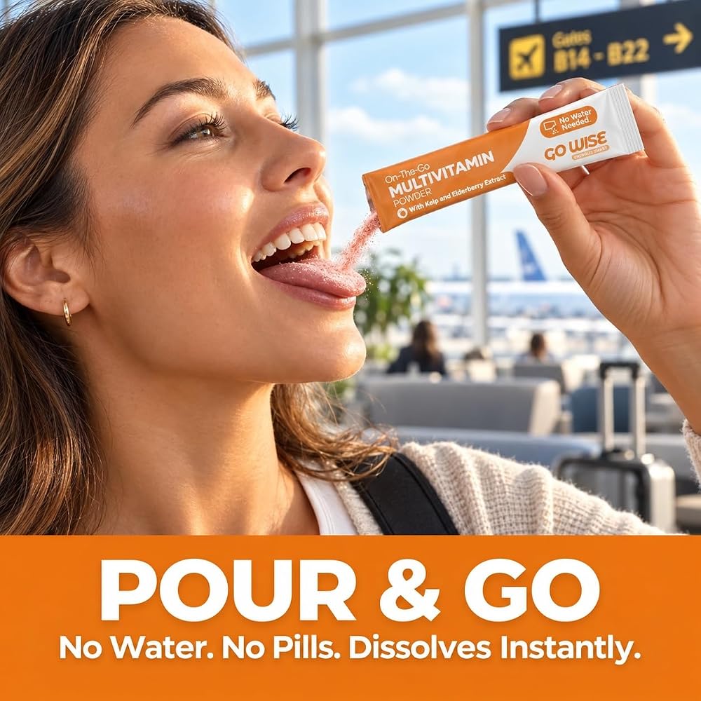 Go Wise Multivitamin Powder for Women and Men - No Water, No Pills