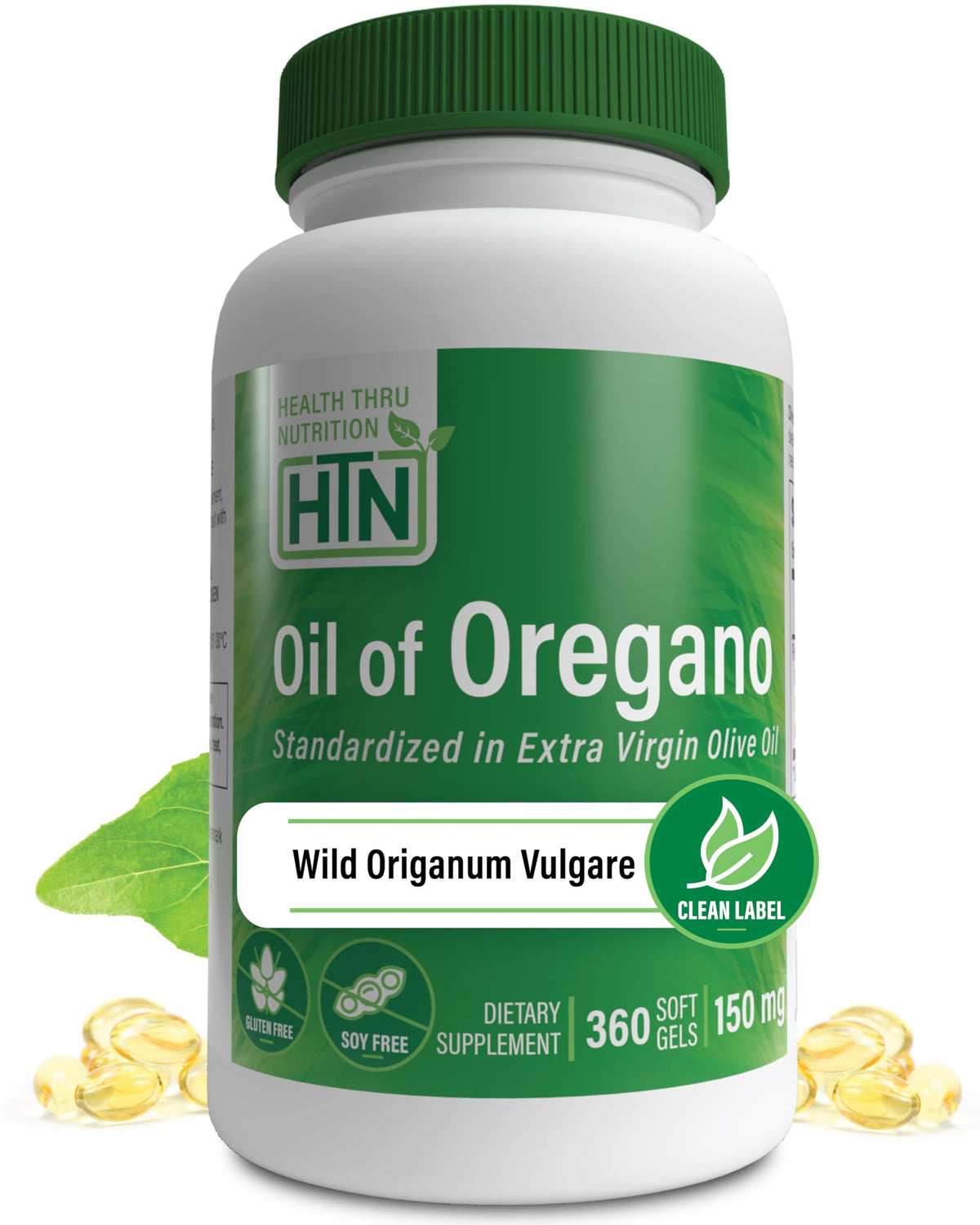 Health Thru Nutrition Oil of Oregano Supplement - 360 Softgels