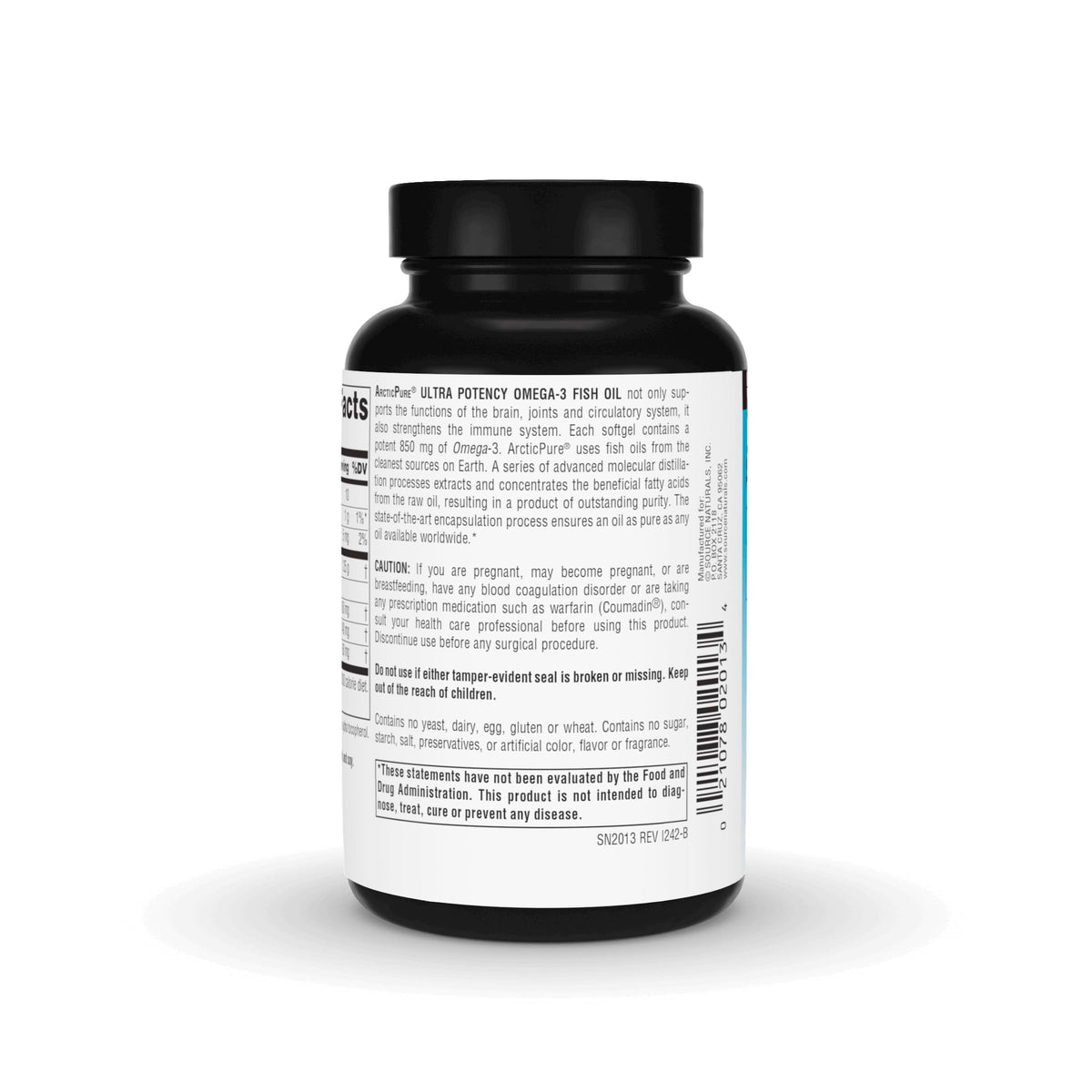 Source Naturals ArcticPure Ultra Potency 850 mg Omega-3 Fish Oil