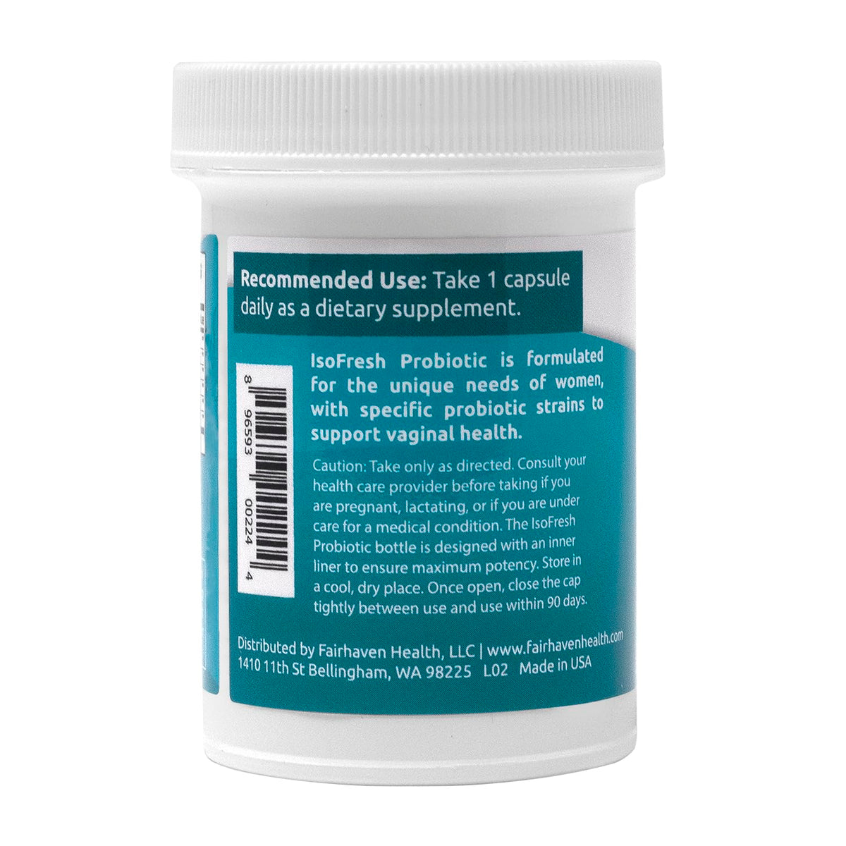 Fairhaven Health IsoFresh Vaginal Probiotics - 30 Capsules - image 3