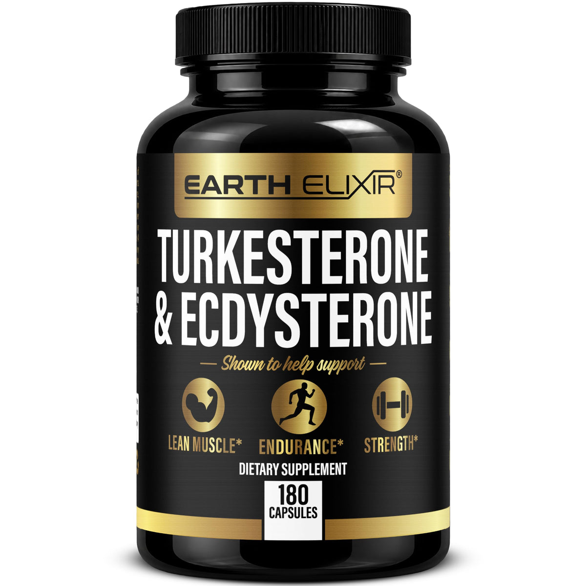 Earth Elixir Turkesterone & Ecdysterone Supplement - 180 Capsules