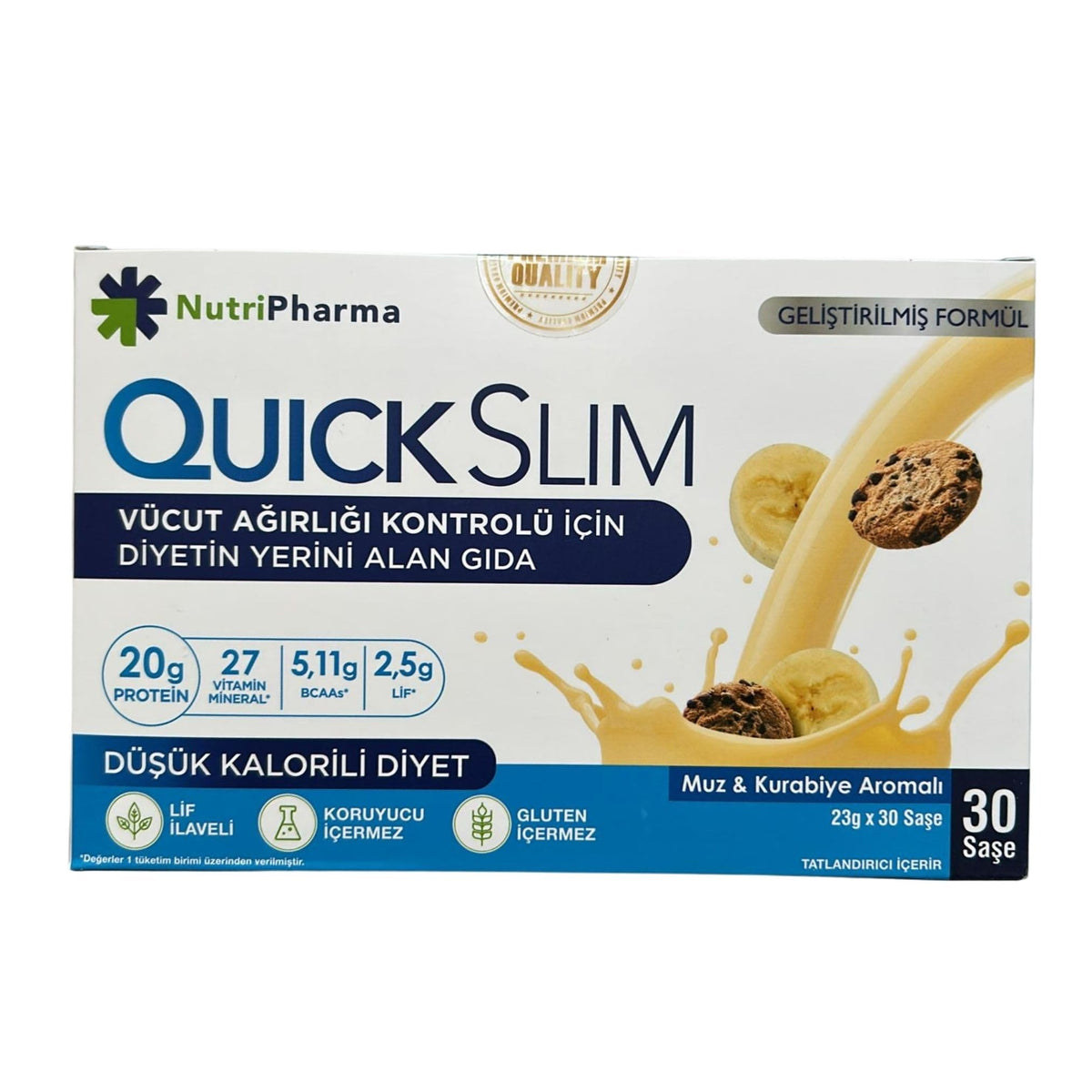 NUTRIPHARMA Quick Slim Quick Slim Meal Replacement Shakes for Weight