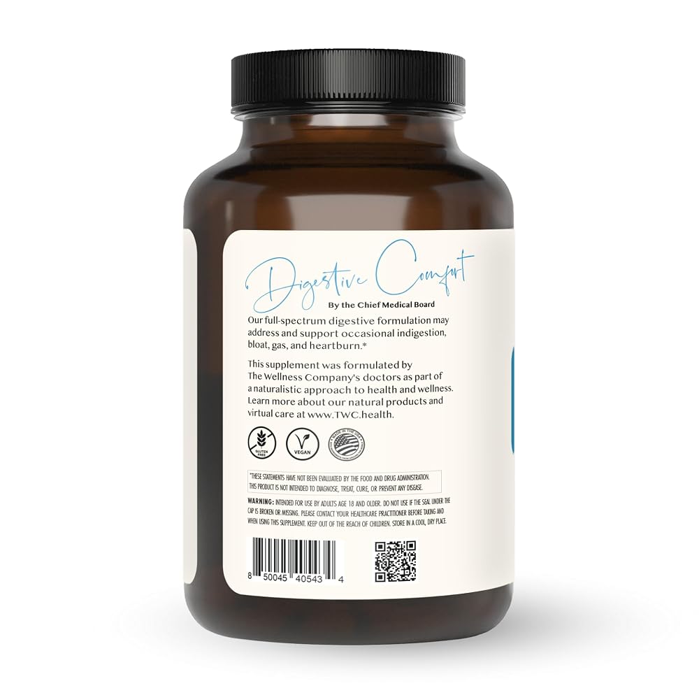 The Wellness Company Digestive Comfort Gas Relief - 120 Capsules - image 2