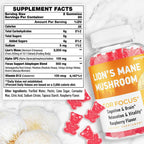 Marpvore Lion's Mane Gummies with Ashwagandha & Alpha GPC - 60 Gummies - image 2
