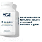 Vital Nutrients Vitamin B-Complex, Methylated B Vitamins
