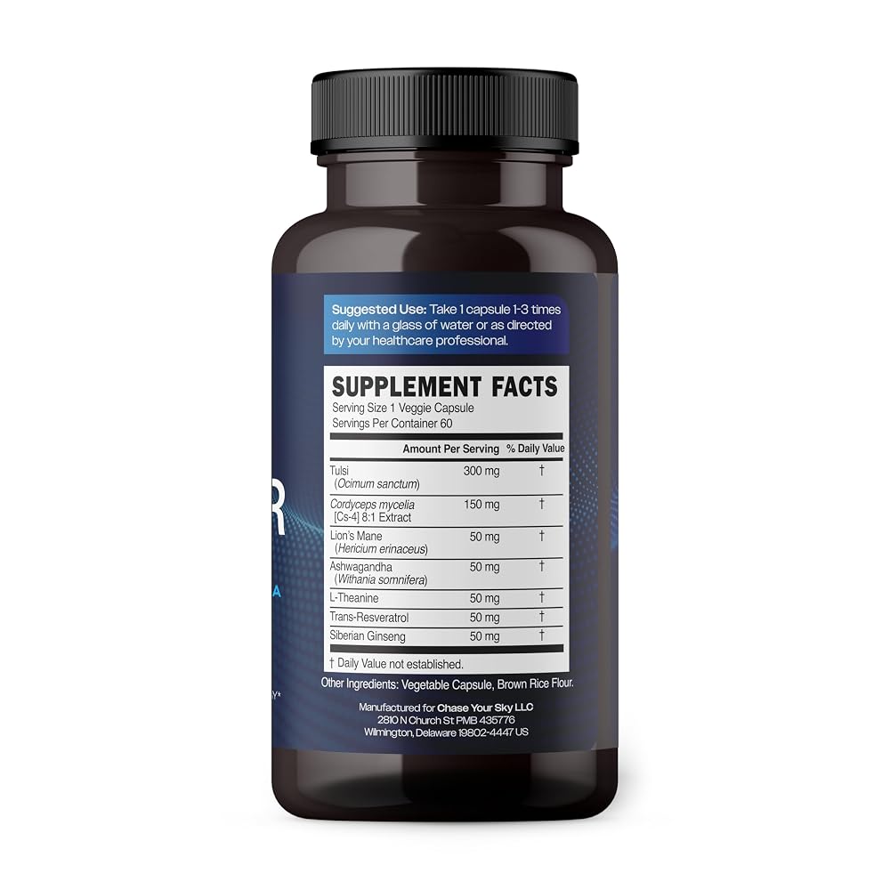 Chase Your Sky SOAR Adaptogen Blend for Stress Relief - 60 Capsules - image 3