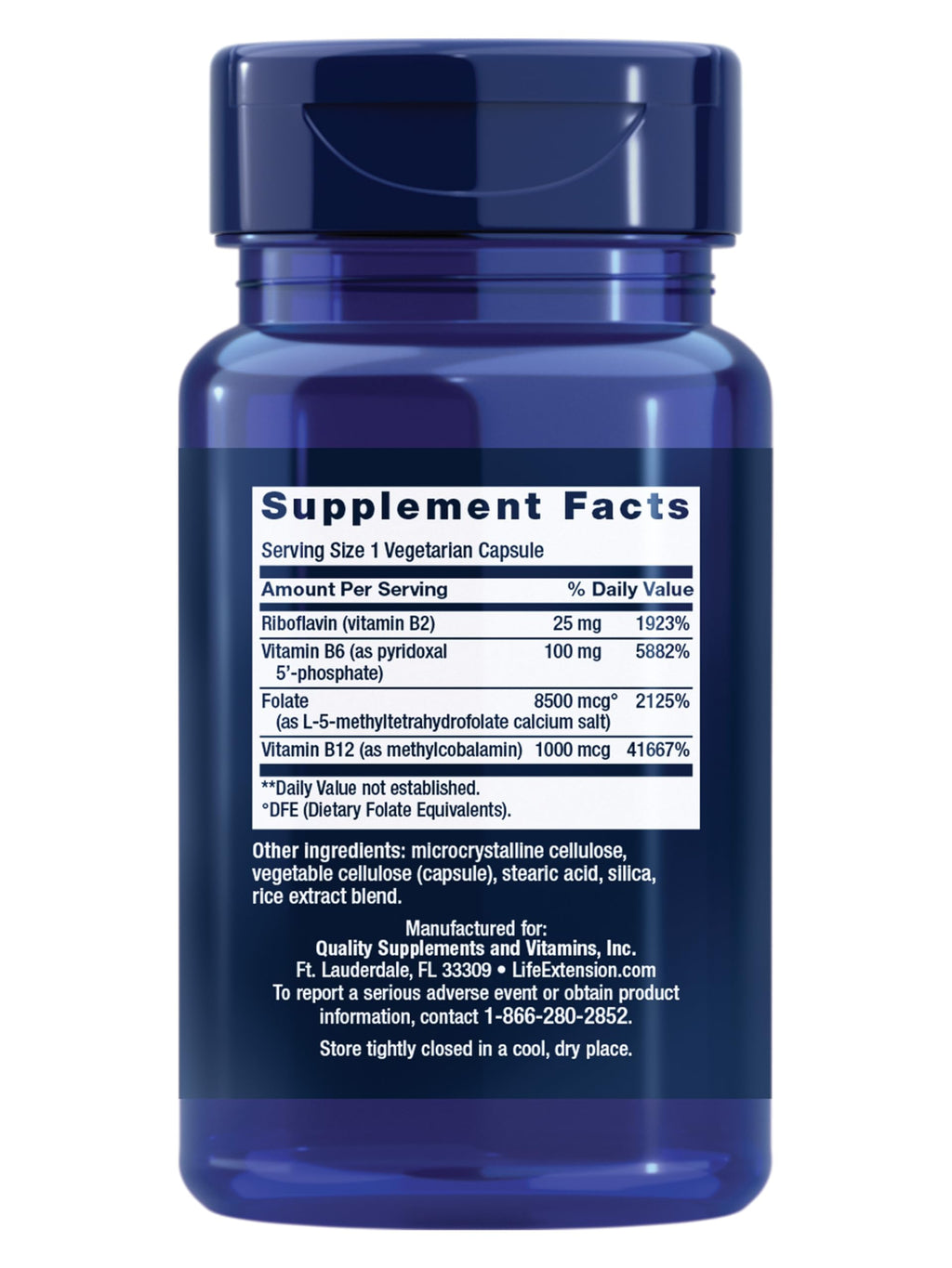 Life Extension Homocysteine Resist Vegetarian Capsules - 60 Count - image 2