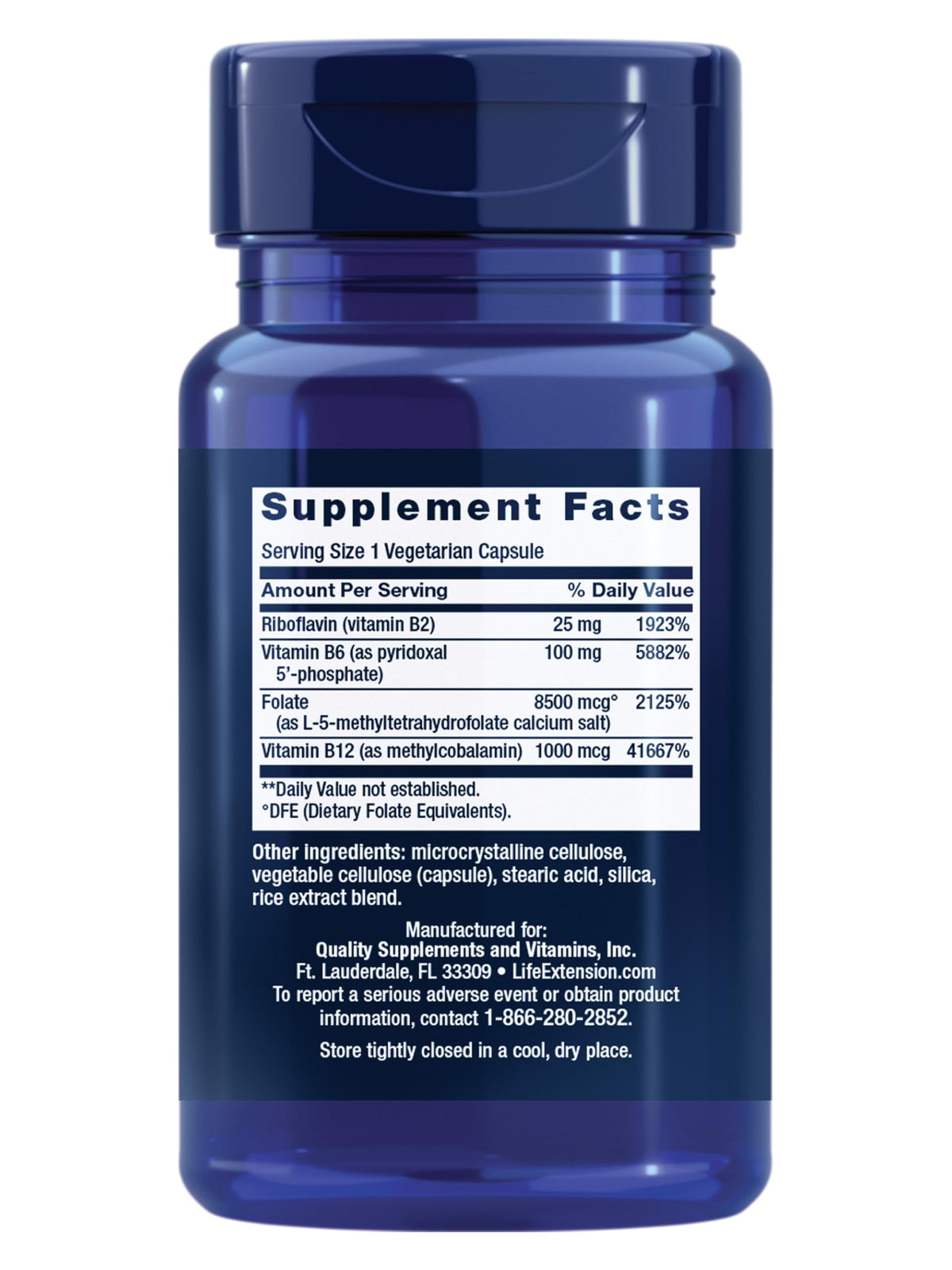 Life Extension Homocysteine Resist Vegetarian Capsules - 60 Count - image 2