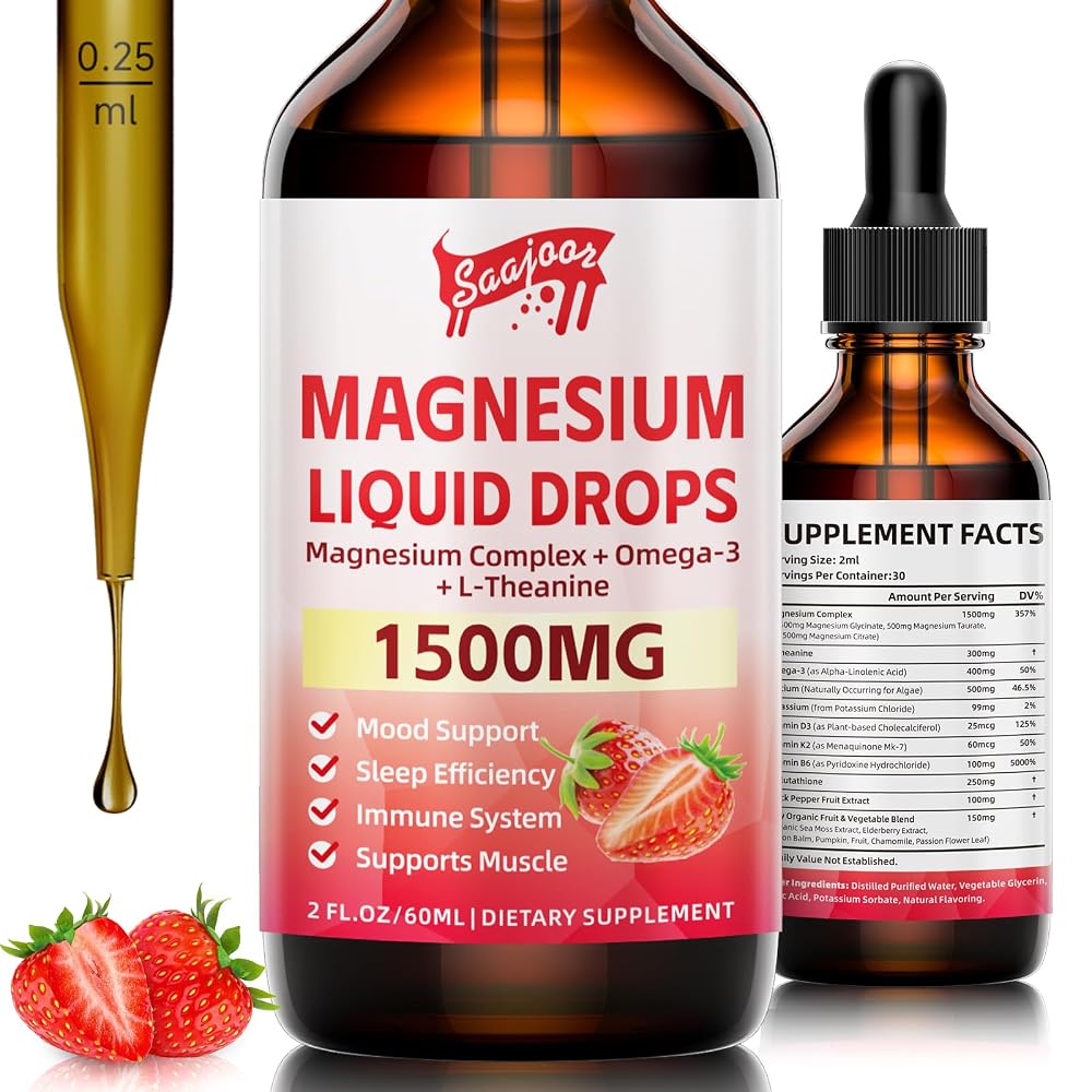 Saajoor Magnesium Glycinate Liquid Drops