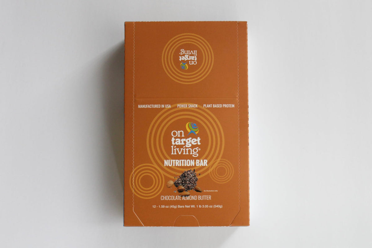 On Target Living Chocolate Almond Butter Nutrition Bar - 12-Pack - image 5