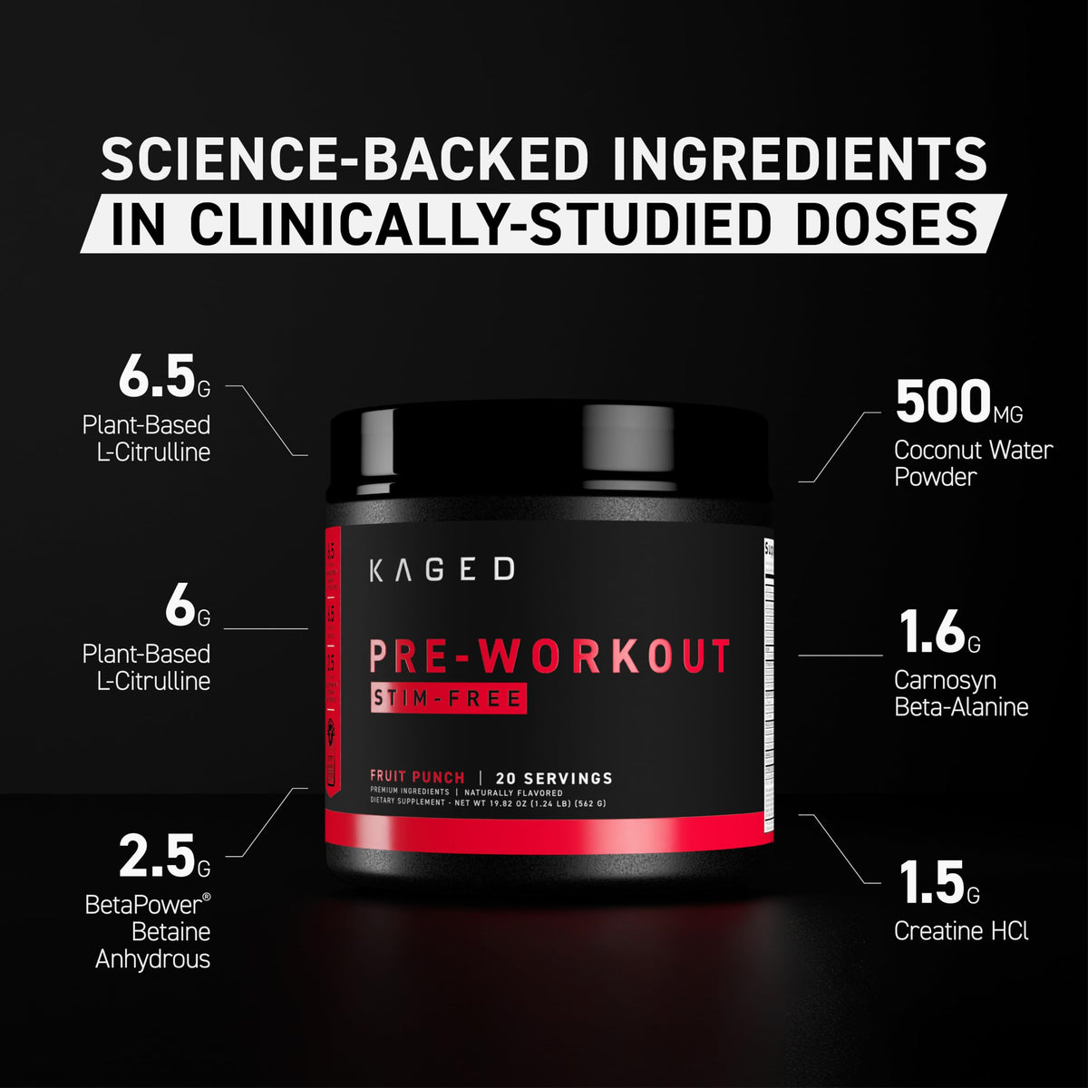 Kaged Original Pre Workout Powder