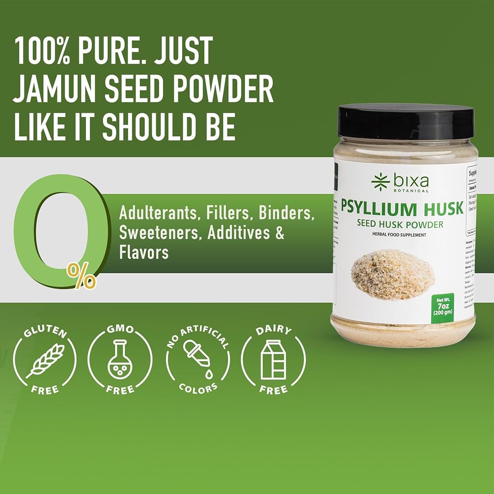 bixa BOTANICAL Psyllium Husk Powder - 7 Oz - image 5