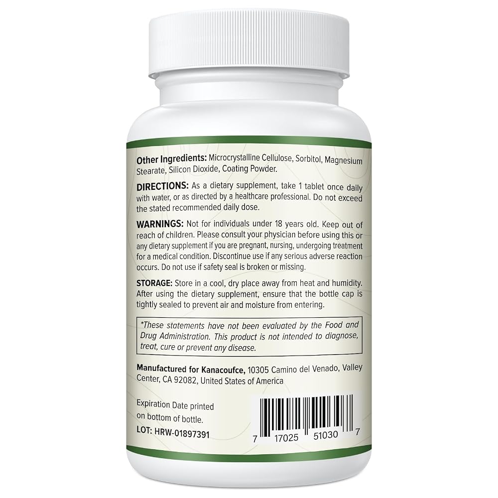 Kanacoufce 1100mg SAM-e (S-Adenosyl-L-Methionine), SAM e Supplement