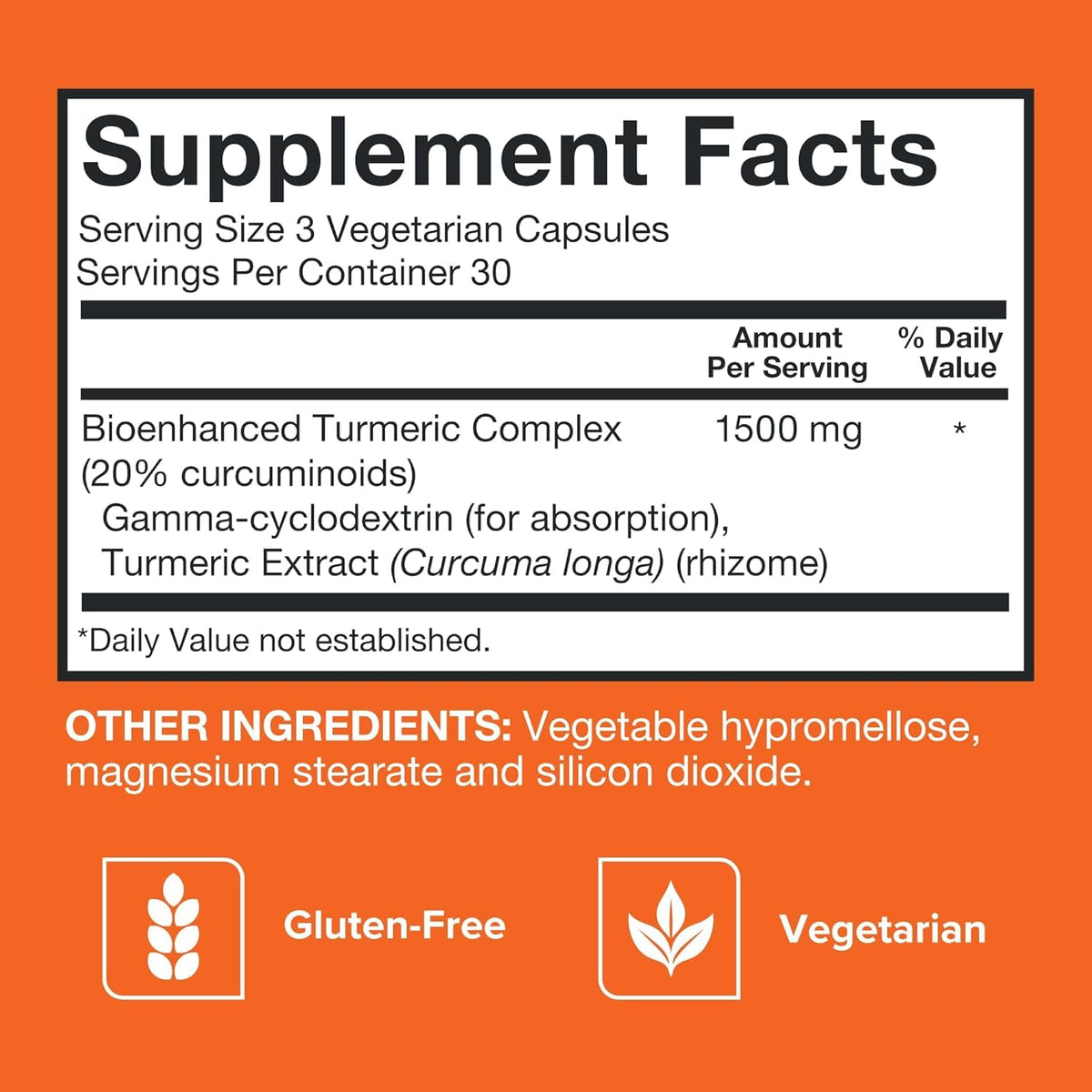 Qunol Unflavored capsule turmeric 1500mg Bottle N