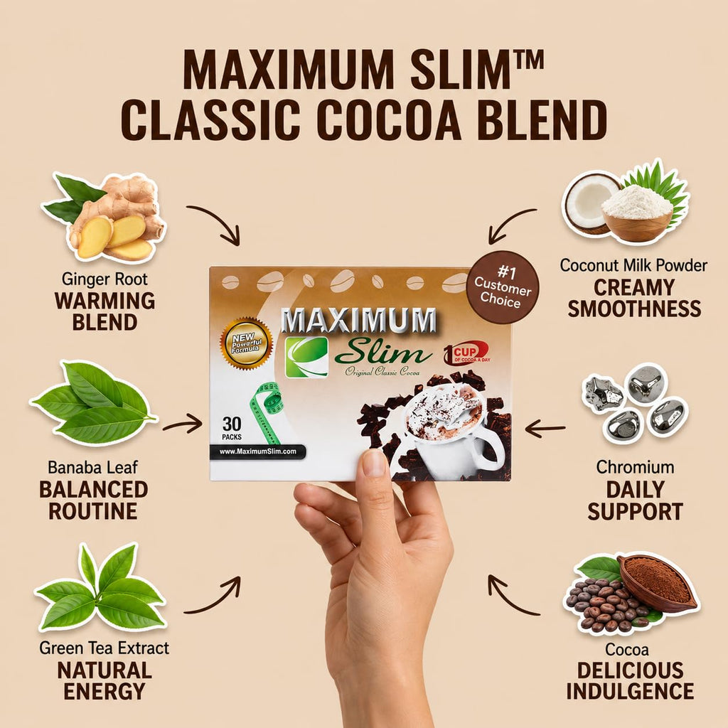 Maximum Slim Premium Instant Cocoa - 30 Packets - image 3