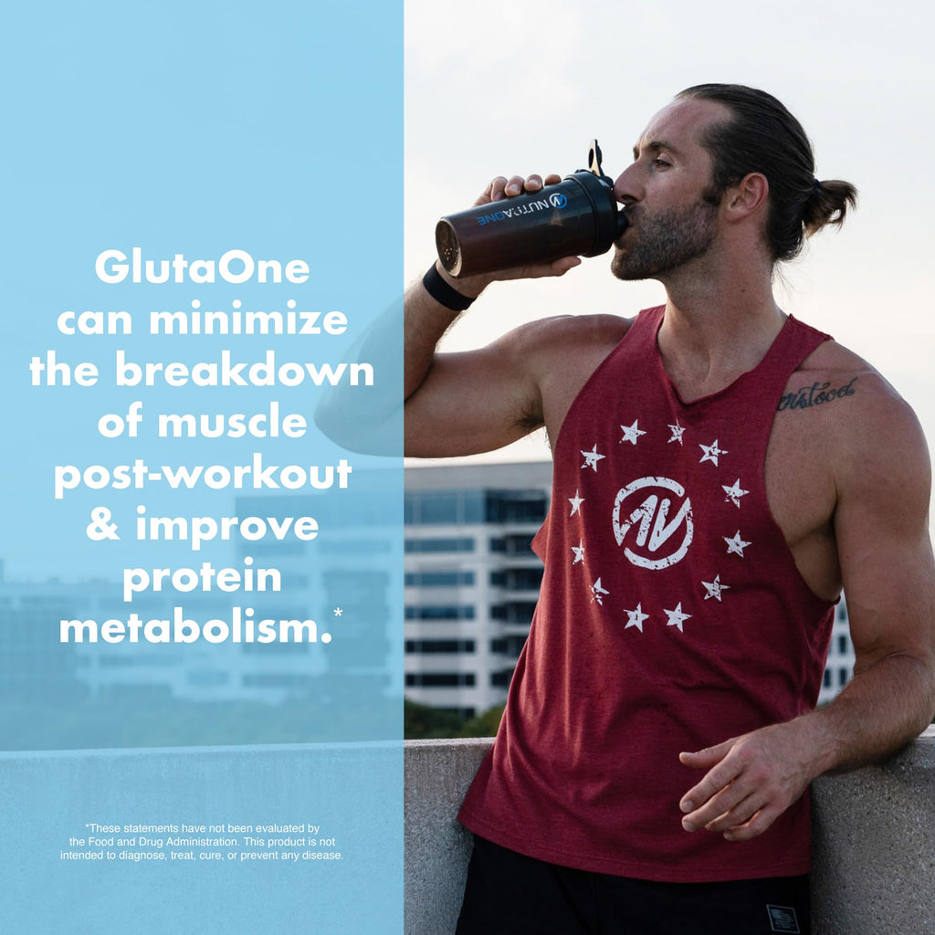 NutraOne GlutaOne L-Glutamine Powder Post Workout Recovery - 75 Servings - image 8