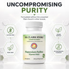 Dr Clark Magnesium Sulfate 1030mg - 100 Vegetarian Capsules - image 5