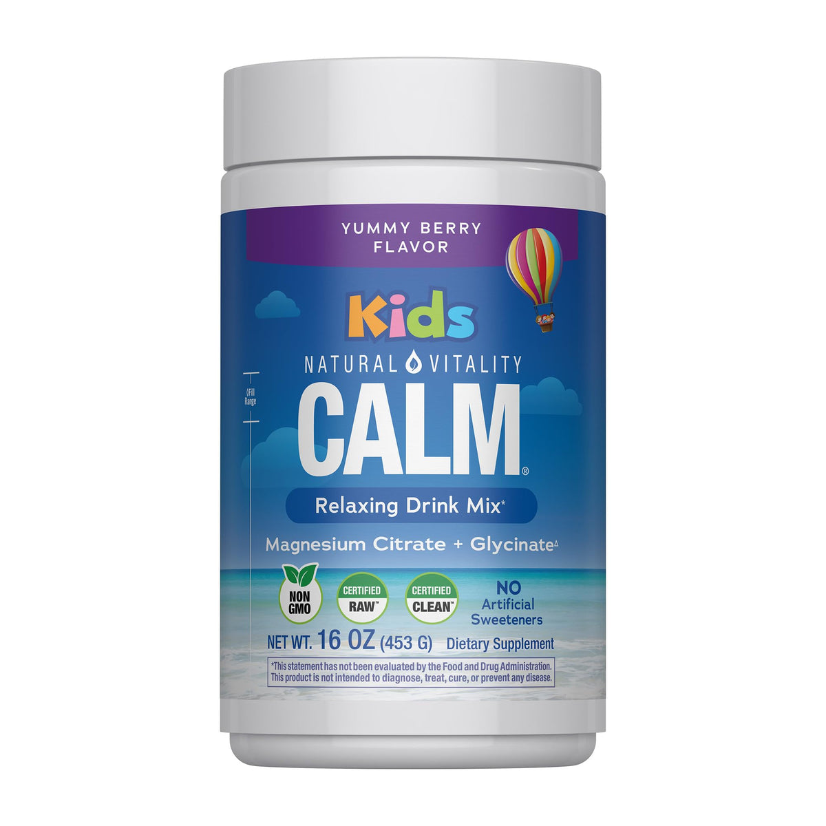 Natural Vitality Calm Magnesium Powder Mixed Berry - 16 oz