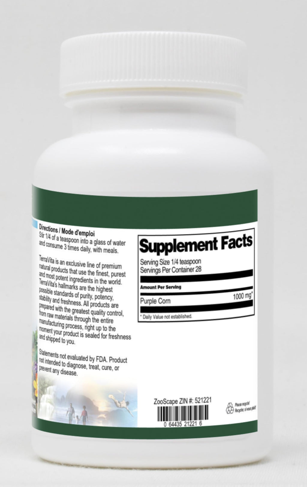Terravita Purple Corn Powder - 1 oz - image 2