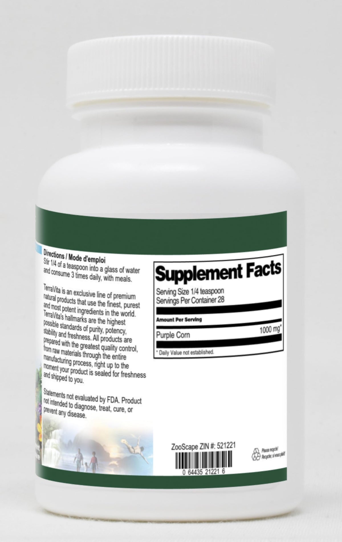 Terravita Purple Corn Powder - 1 oz - image 2