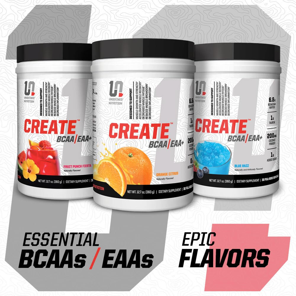 Undefined Nutrition Create BCAA/EAA+ by Brian Shaw -Muscle Recovery