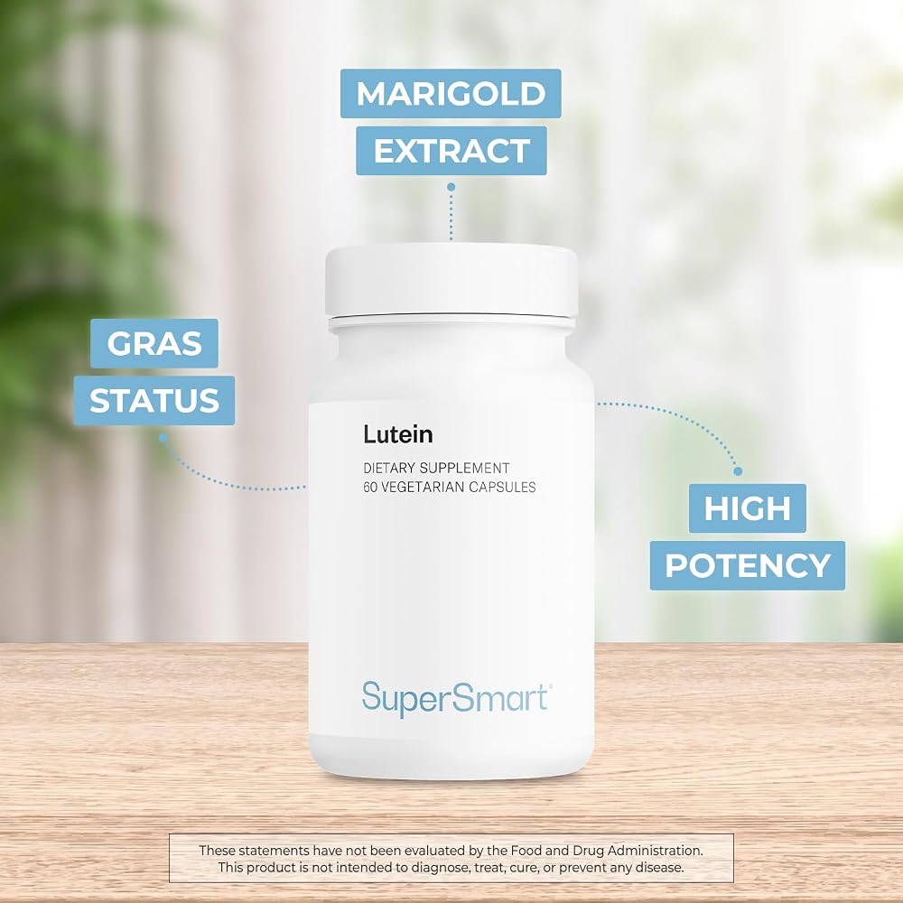 Supersmart Lutein 20mg per Day Eye Supplement - 60 Vegetarian Capsules - image 3