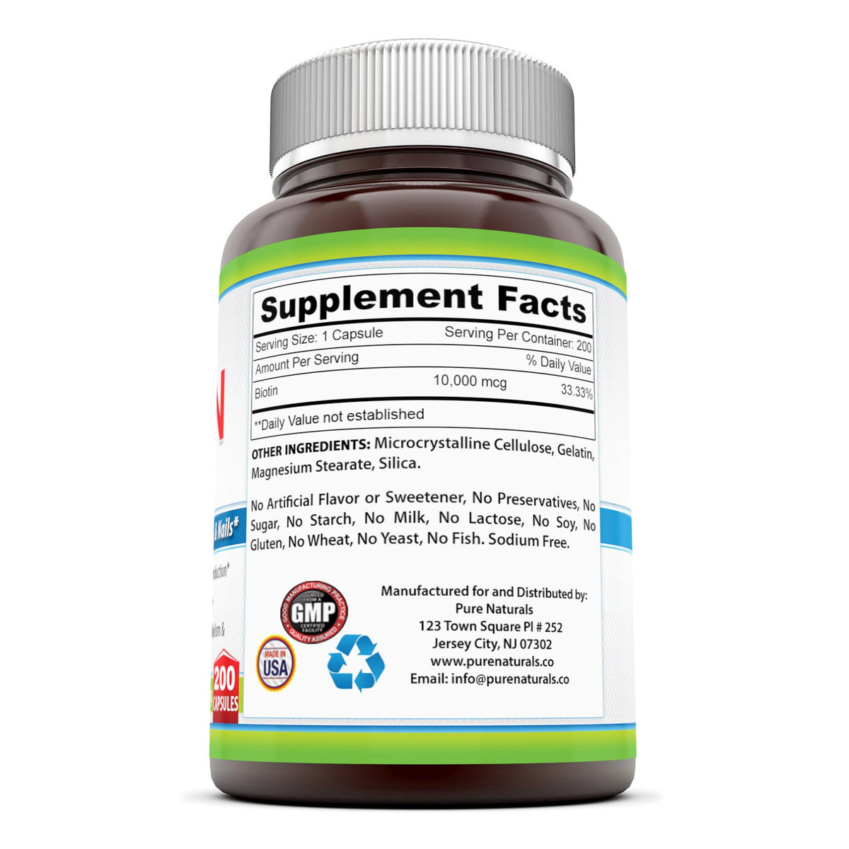 Pure Naturals Biotin Dietary Supplement - 10 - image 2