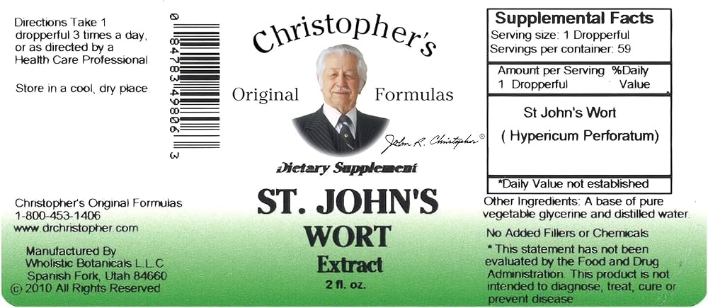 Christopher's Original Formulas St. John's Wort Extract - 2 oz (Pack of 2) - image 4