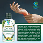 Tropical Oasis Liquid Calcium Magnesium Citrate with Vitamin D3 - 32oz - image 6