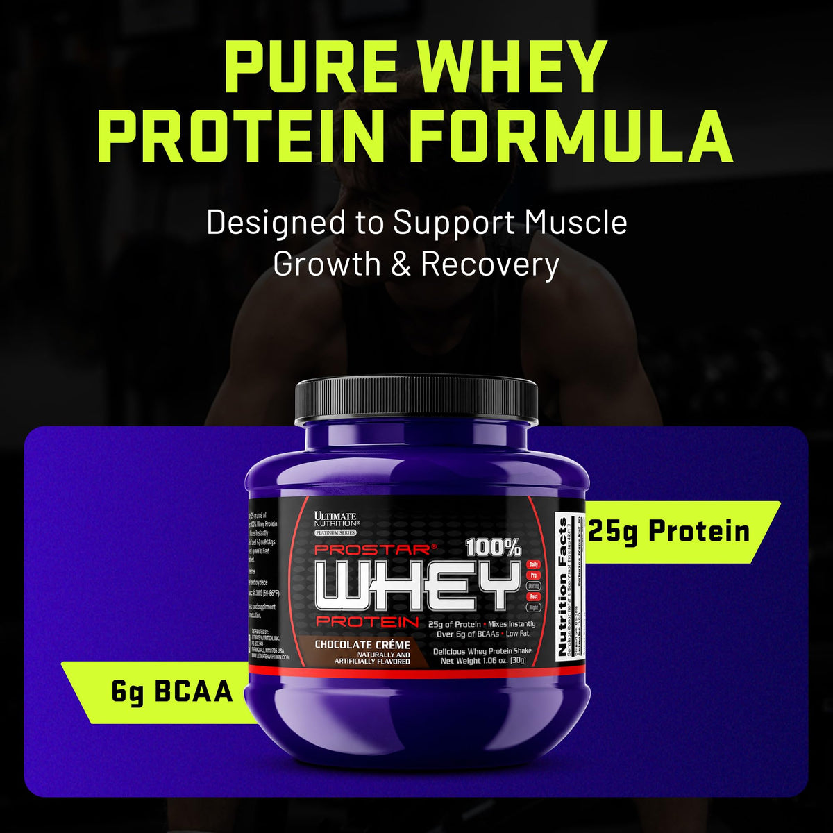Ultimate Nutrition Prostar Whey Protein Isolate Chocolate Crème - 1.06 oz - image 3