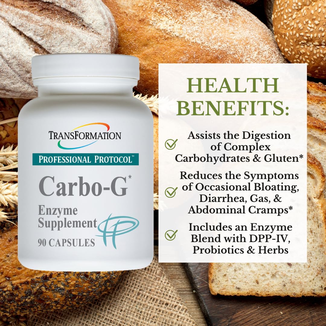 TRANSFORMATION Carbo-G Enzyme Blend with Probiotics - 90 Capsules - image 2